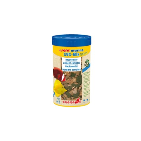 Sera Nature Marin GVG Mix - Leccornie in Fiocchi Naturali per Pesci Marini