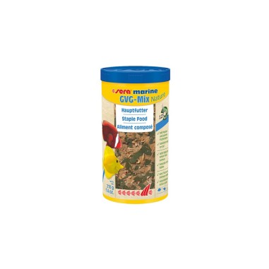 Sera Nature Marin GVG Mix - Leccornie in Fiocchi Naturali per Pesci Marini