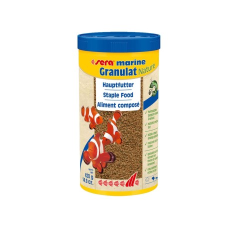 Sera Nature Marine Granulat - Mangime completo per pesci marini
