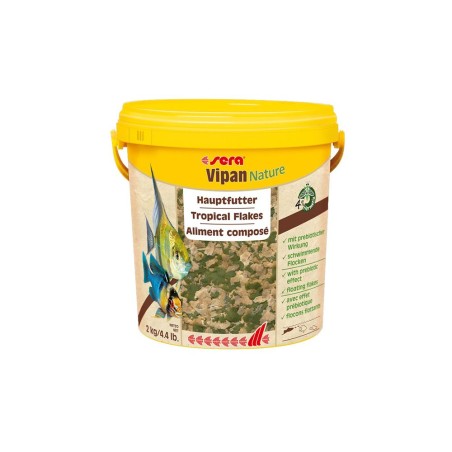 Sera Nature Vipan - Mangime Naturale in Fiocchi per Acqua Dolce