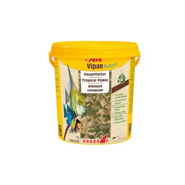 Sera Nature Vipan - Mangime Naturale in Fiocchi per Acqua Dolce