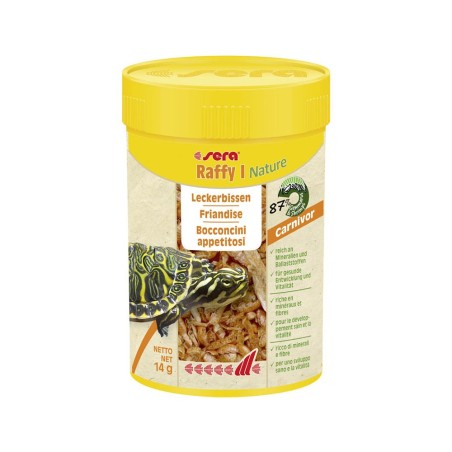 Sera Raffy I 100ml - Un'Eccellente Leccornia Per Tartarughe E Sauri