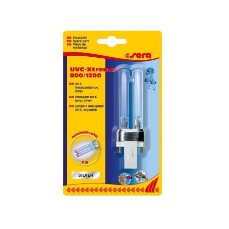 Sera Ricambio Lampada UVC 5w per Filtri Xtreme UVC 800/1200