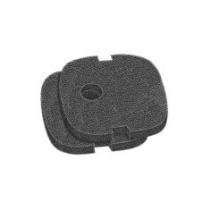 Sera Ricambio Spugna Filtrante Nera Seghettata per Filtri Xtreme UVC 800/1200 - 2pz