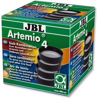 JBL Artemio 4 - Set di Setacci Circolari con maglie diverse per la Raccolta dei Nauplii di Artemie - Pezzi 4