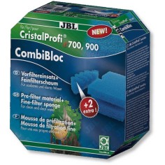 JBL CombiBloc e700/1,900/1 - ricambio spugne filtranti blu per filtri CristalProfi