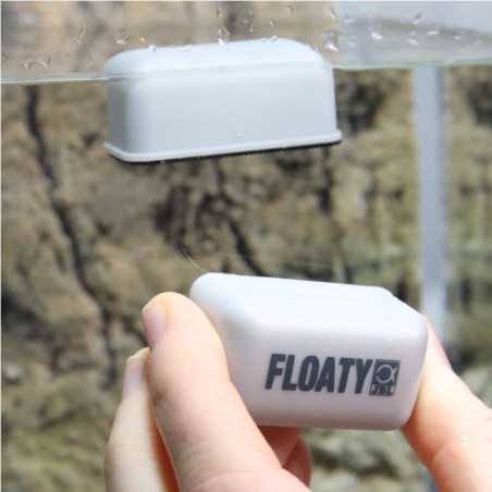 JBL Floaty Acryl Mini II - spazzola magnetica galleggiante rimuove le alghe dai vetri con spessore massimo di 4mm