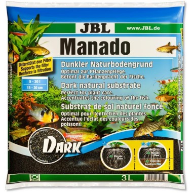 JBL Manado Dark 1,5-2,5mm - Substrato per acqua dolce