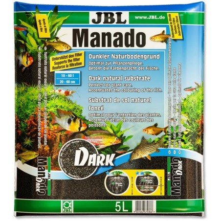 JBL Manado Dark 1,5-2,5mm - Substrato per acqua dolce