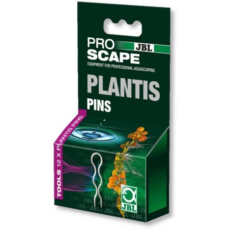 JBL Plantis - Fissaggio radicale per piante - 12 pinzette in plastica atossica