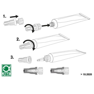JBL Pro Haru Rapid 20gr - colla istantanea per piante, coralli e decorazioni