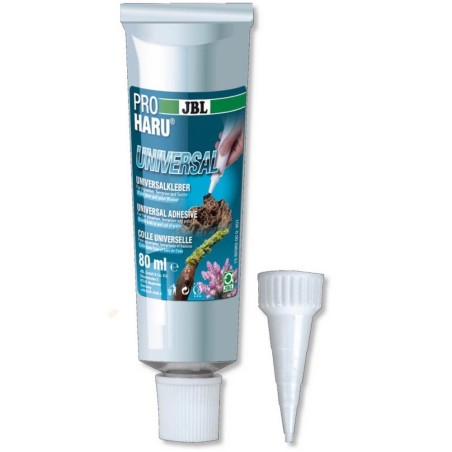 JBL Pro Haru Universal 80ml - Collante Universale Per Impermeabilizzare, Incollare E Fissare Vetri E Decorazioni JBL Pro Haru Universal 80ml - Collante Universale Per Impermeabilizzare, Incollare E Fissare Vetri E Decorazioni