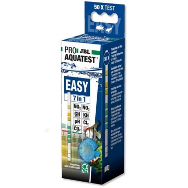 JBL ProAquatest Easy 7in1 - 50 strisce di misurazione per Acqua Dolce