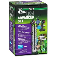 Jbl Proflora CO2 Advanced Set V - Impianto di fertilizzazione con CO2, kit con 2 manometri, spegnimento notturno, senza bombola