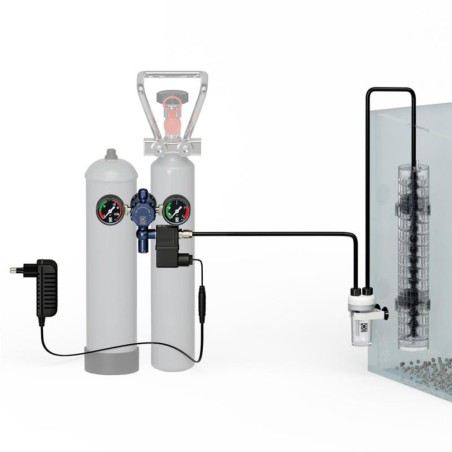 Jbl Proflora CO2 Advanced Set V - Impianto di fertilizzazione con CO2, kit con 2 manometri, spegnimento notturno, senza bombola Jbl Proflora CO2 Advanced Set V - Impianto di fertilizzazione con CO2, kit con 2 manometri, spegnimento notturno, senza bombola