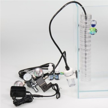 Jbl Proflora CO2 Advanced Set V - Impianto di fertilizzazione con CO2, kit con 2 manometri, spegnimento notturno, senza bombola
