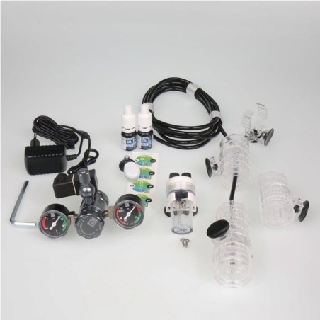 Jbl Proflora CO2 Advanced Set V - Impianto di fertilizzazione con CO2, kit con 2 manometri, spegnimento notturno, senza bombola Jbl Proflora CO2 Advanced Set V - Impianto di fertilizzazione con CO2, kit con 2 manometri, spegnimento notturno, senza bombola