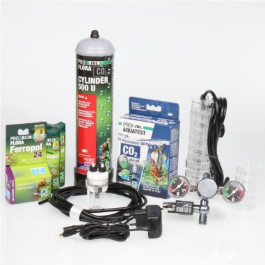 Jbl Proflora CO2 Advanced System U - Impianto Co2 con Bombola usa e getta 500g ed elettrovalvola