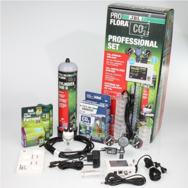 Jbl Proflora CO2 Professional System U - Impianto Co2 con Bombola usa e getta 500g, elettrovalvola e controllore di pH