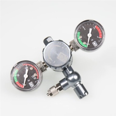 JBL Proflora CO2 Regulator Advanced - riduttore di pressione con 2 manometri per bombola usa e getta e ricaricabili
