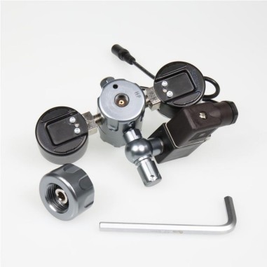 JBL Proflora CO2 Regulator Professional - riduttore con manometri e elettrovalvola per bombole usa e getta e ricaricabili