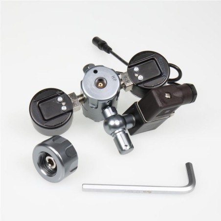 JBL Proflora CO2 Regulator Professional - riduttore con manometri e elettrovalvola per bombole usa e getta e ricaricabili