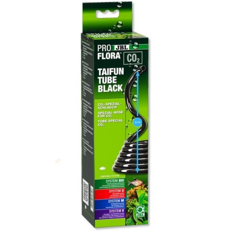 Jbl ProFlora CO2 Taifun Tube 3m - Tubo per CO2 Nero