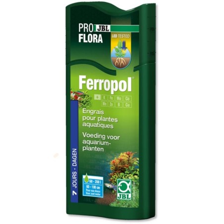 JBL ProFlora Ferropol - fertilizzante liquido completo con microelementi