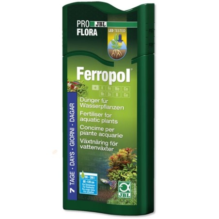 JBL ProFlora Ferropol - fertilizzante liquido completo con microelementi