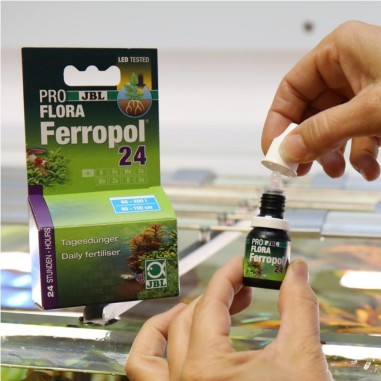 JBL ProFlora Ferropol 24 - Fertilizzante Liquido Giornaliero Fogliare completo con microelementi