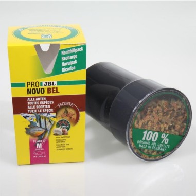 JBL ProNovo Bel Flakes M - Mangime base in fiocchi per tutti i pesci ornamentali da 8 a 20cm
