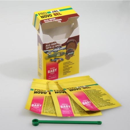 JBL ProNovo Bel Grano Baby 3x2,5g - Mangime base in polvere per avannotti JBL ProNovo Bel Grano Baby 3x2,5g - Mangime base in polvere per avannotti