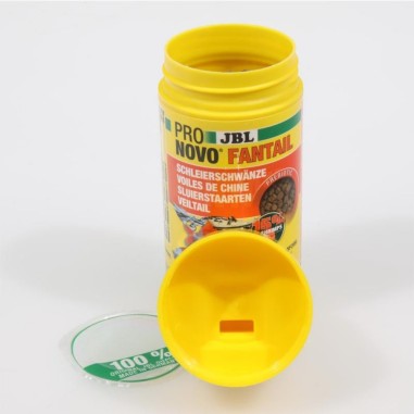 JBL ProNovo Fantail Grano M - Mangime base in granuli per Veiltails e altre varietà di pesce rosso da 8 a 20cm