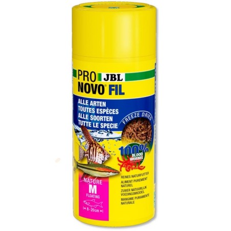 JBL ProNovo Fil 250ml - Chironomus liofilizzati per tutti i pesci tropicali