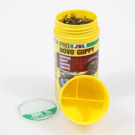 JBL ProNovo Guppy Flakes S - Mangime base in fiocchi per guppy e altri vivipari da 3 a 10cm
