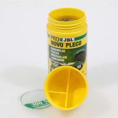 JBL ProNovo Pleco M - Compresse di mangime per loricaridi erbivori da 1 a 20cm