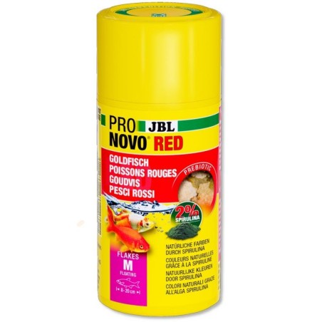 JBL ProNovo Red Flakes M - Mangime base in fiocchi per tutti i pesci rossi da 8 a 20cm