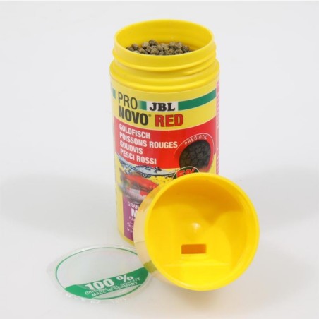 JBL ProNovo Red Grano M - Mangime base in granuli per tutti i pesci rossi da 8 a 20cm