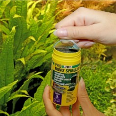 JBL ProNovo Spirulina Grano S 100ml - granuli vegetali con spirulina per gamberetti e tutti i pesci d'acquario da 3 a 10cm 2