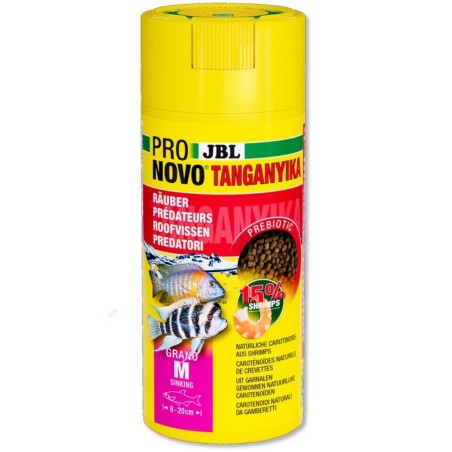 JBL ProNovo Tanganyika Grano M - granulato per Ciclidi da 8 a 20cm