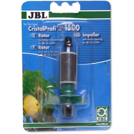 JBL Ricambio Girante Completa di Alberino e Boccole in Gomma per Filtro Esterno Cristal Profi E1500