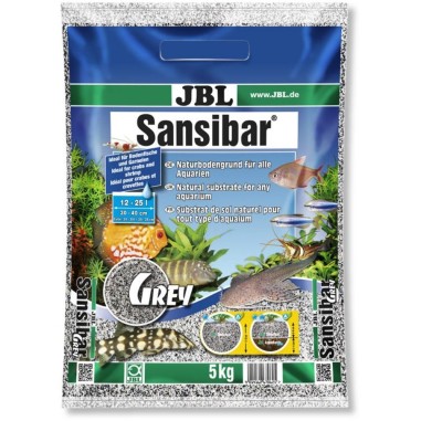 JBL Sansibar Grey - sabbia grigia fine per acqua dolce e marina granulometria 0,2-0,6mm