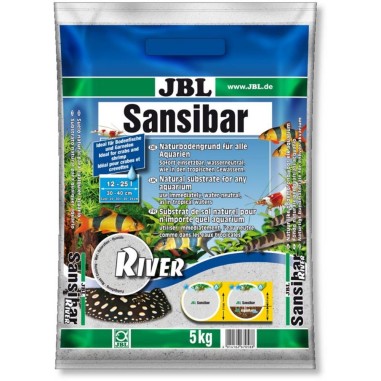 JBL Sansibar River - sabbia bianca a grana grossa per acquari da 12 a 25 litri granulometria 0,4-1,4mm
