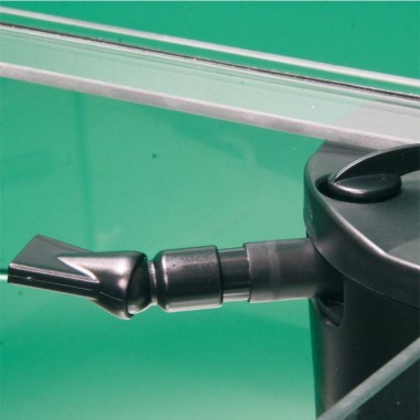 JBL WideSet Uscita Acqua direzionale con becco d'anatra per tubi con Diametro 12/16