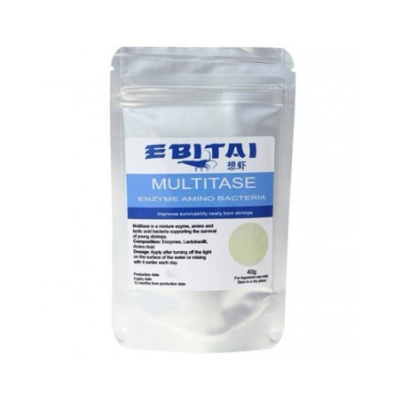 Ebitai Multitase 40gr - mangime in polvere per la crescita dei piccoli di Caridine
