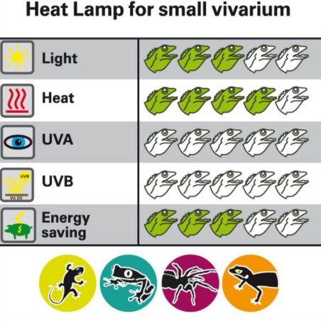Lucky Reptile Halogen Sun Mini 2pz - lampada alogena attacco E27 per rettili