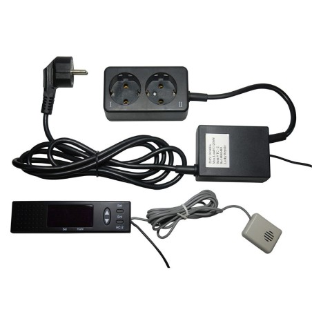 Lucky Reptile Humidity control II - Igrostato digitale con timer e ciclo diurno/notturno Lucky Reptile Humidity control II - Igrostato digitale con timer e ciclo diurno/notturno