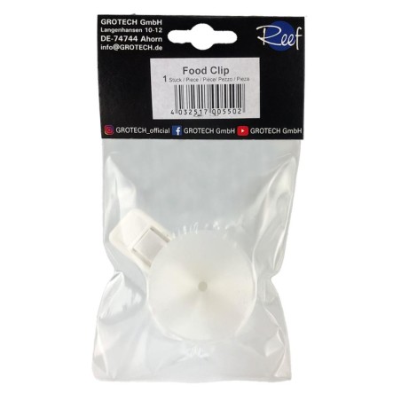 GroTech Food Clip - Clips con Ventosa per Cibo/Alghe - 1 Pezzo