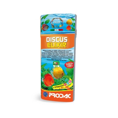 Prodac Discus Elixir - Integratore Concentrato di Iodio Magnesio e Vitamine del Gruppo B