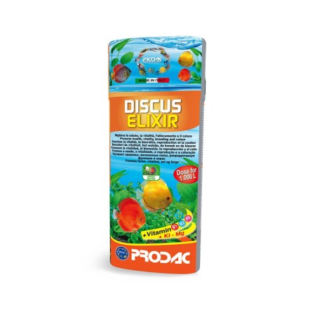 Prodac Discus Elixir - Integratore Concentrato di Iodio Magnesio e Vitamine del Gruppo B